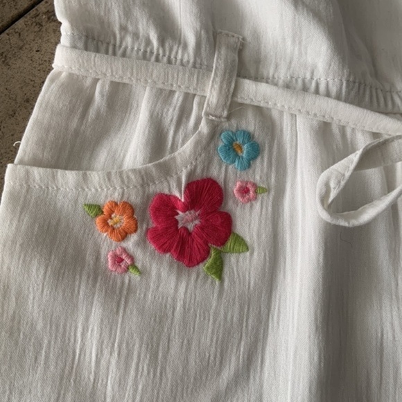 Gymboree White Embroidered Romper 4T NWT - Picture 3 of 5